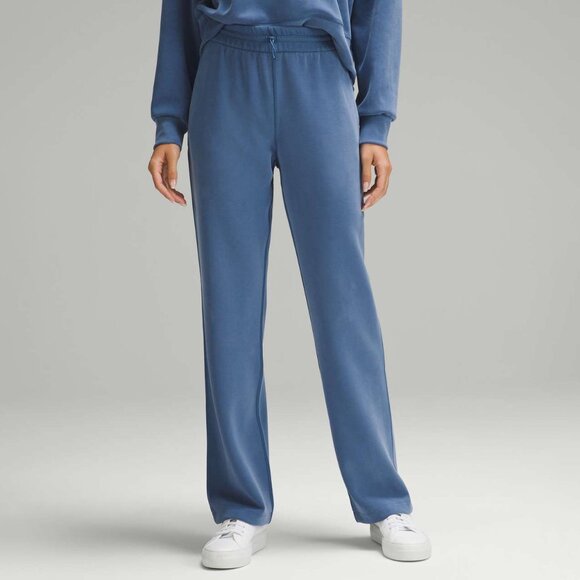 Lululemon Softstreme High Rise Pant Full Length Pitch Blue